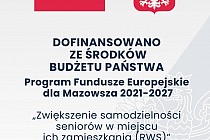 plakat informujący o projekcie